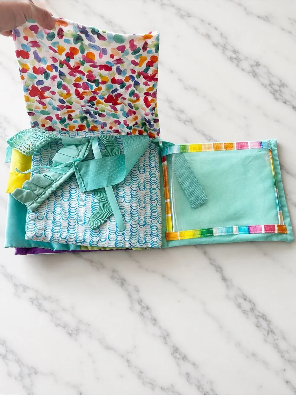 Lovevery Soft Book - Baby Sensory and Learning Toy